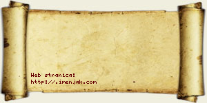 Tadija Isaković vizit kartica